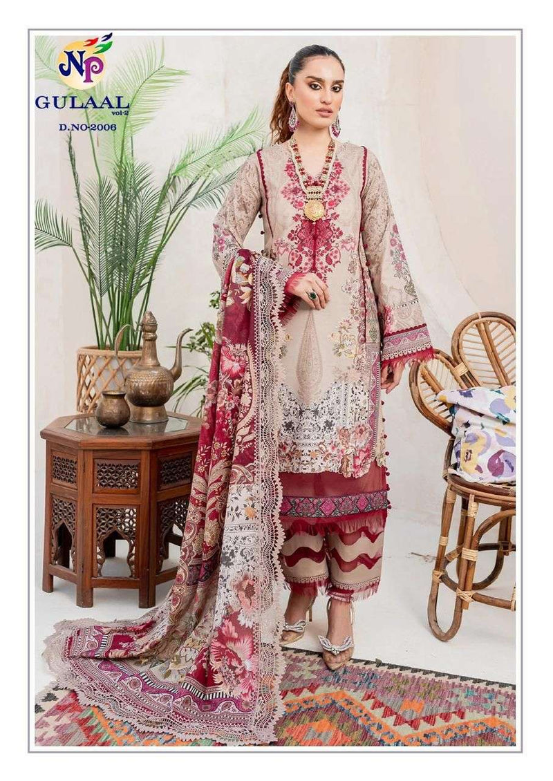 Nand Gopal Gulaal  Vol 2 Cotton Karachi Style Print Partywear Suit