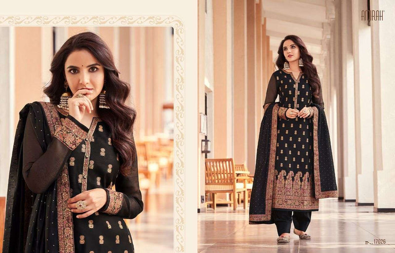 Amirah Niharika Jacquard Heavy Embroidery Designer Party Wear Suits