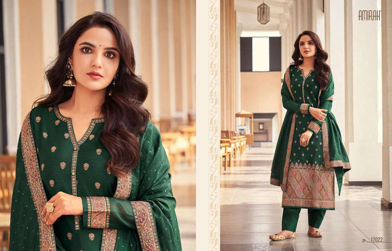 Amirah Niharika Jacquard Heavy Embroidery Designer Party Wear Suits