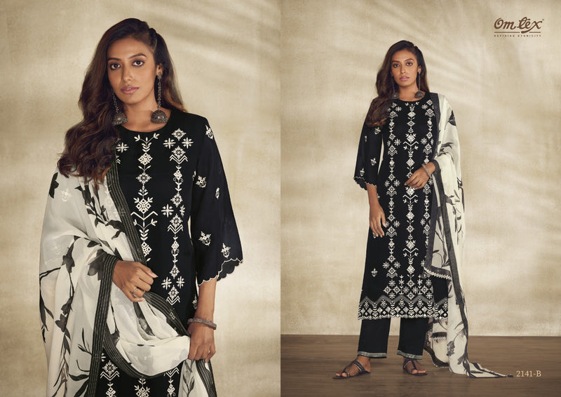 Omtex Anshi Organza With Heavy Embroidery Designer Suits