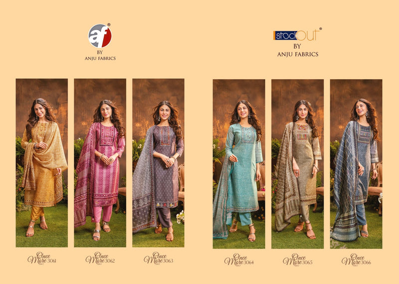 Anju Fabrics Once More Vol 2 Pure Cotton Heavy Knot Work Fancy Designer Partywear Kurti
