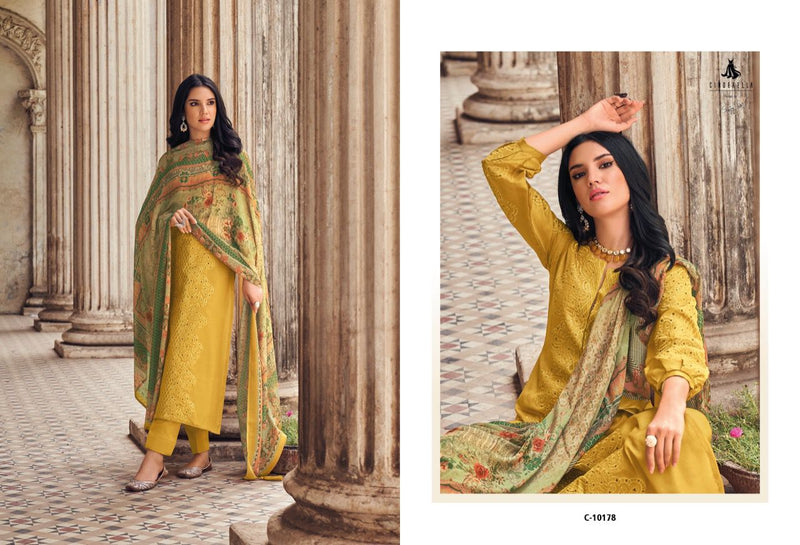 Cinderella Orabel Silk Fancy Embroidery Designer Salwar Suits