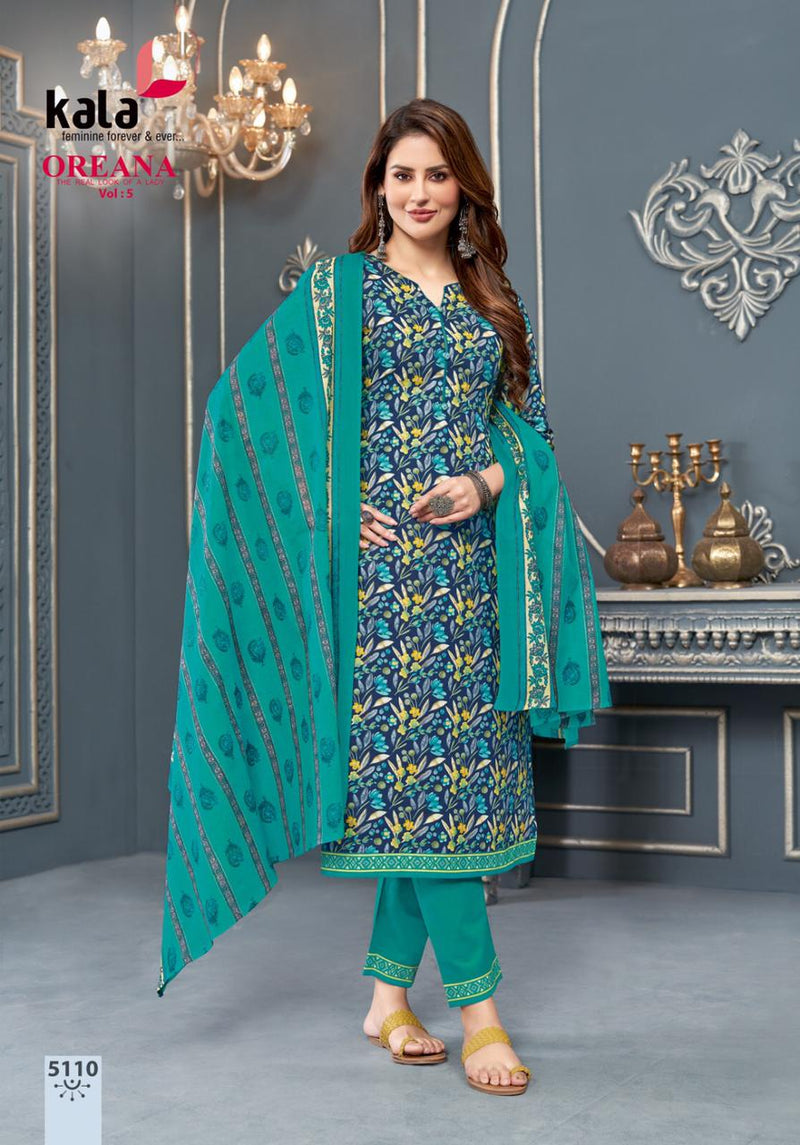 Kala Fashion Oreana Vol 5 Cotton Printed Fancy Salwar Suit Collection