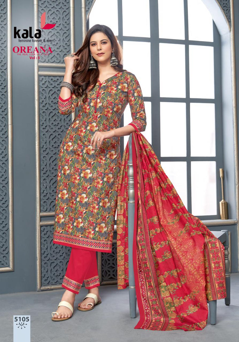 Kala Fashion Oreana Vol 5 Cotton Printed Fancy Salwar Suit Collection