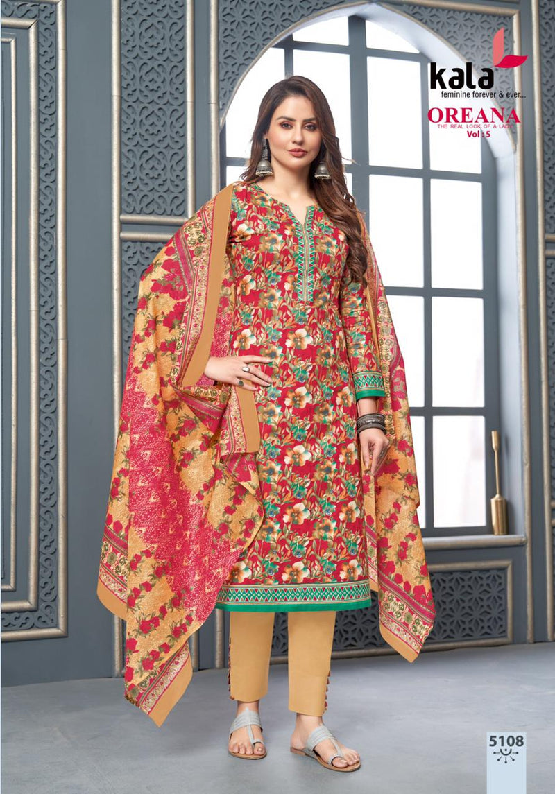 Kala Fashion Oreana Vol 5 Cotton Printed Fancy Salwar Suit Collection