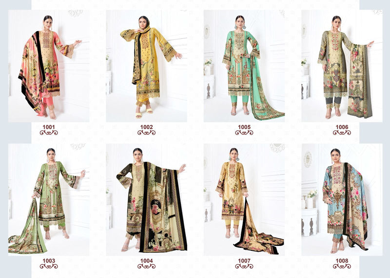 Suryajyoti Paakhi Vol 1 Jam Satin With Embroidery Salwar Kameez With Dupatta