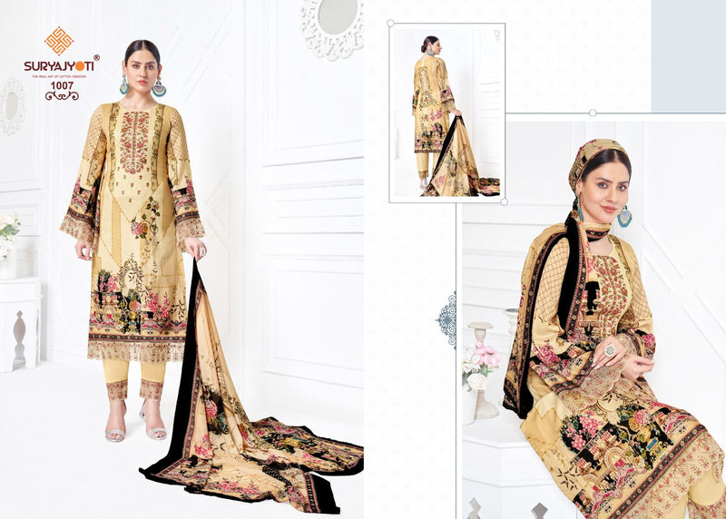 Suryajyoti Paakhi Vol 1 Jam Satin With Embroidery Salwar Kameez With Dupatta