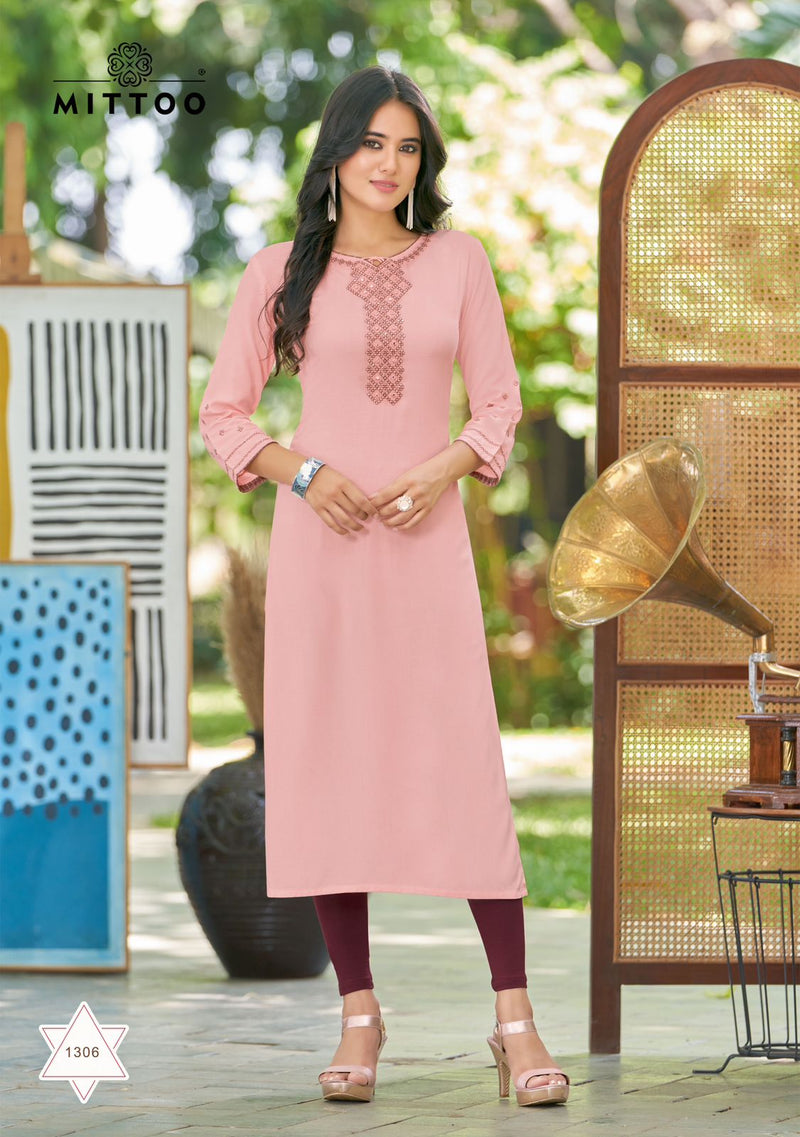 Mittoo Palak Vol 35 Rayon Daily Wear Fancy Kurtis