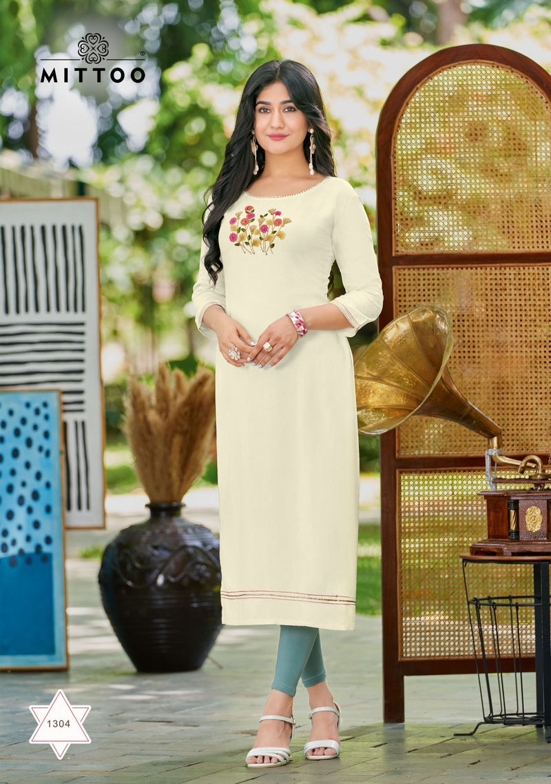 Mittoo Palak Vol 35 Rayon Daily Wear Fancy Kurtis
