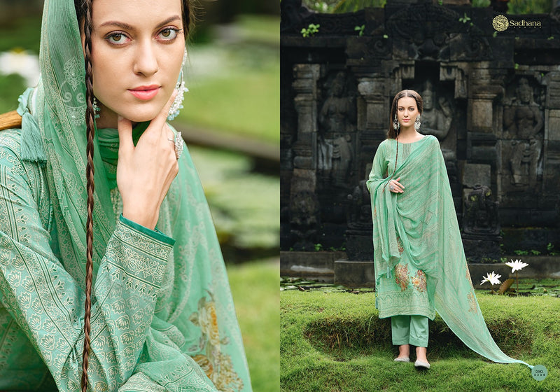 Sadhana Fashion Panache Lawn Cotton Digital Print With Fancy Designer Work Suits