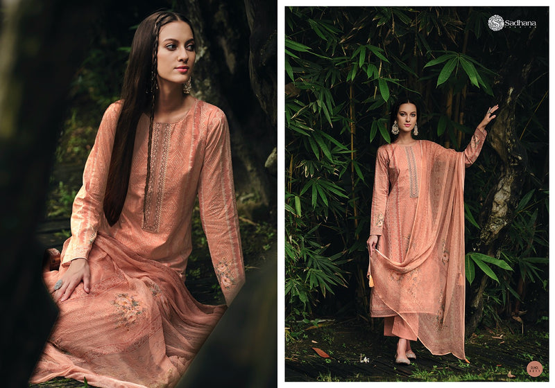 Sadhana Fashion Panache Lawn Cotton Digital Print With Fancy Designer Work Suits