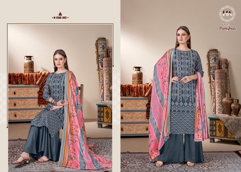 Harshit Fashion Hub Panghat Pashmina Designer Print Winter Suit Collection
