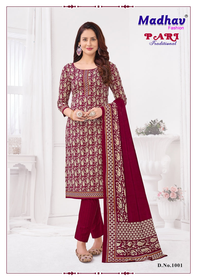 Madhav Fashion Pari Traditional Vol 1 Cotton Printed Salwar Suits