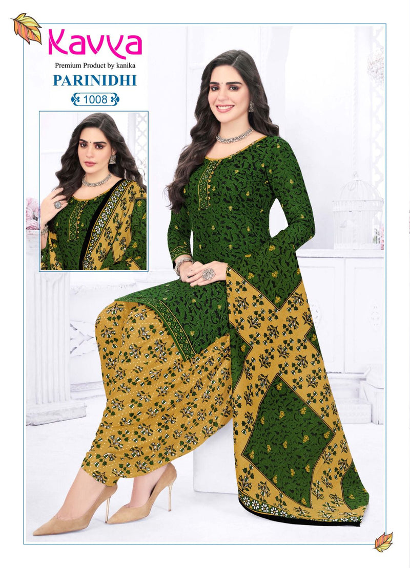 Kavya Parinidhi Vol 1 Cotton Fancy Printed Patiyala Suits