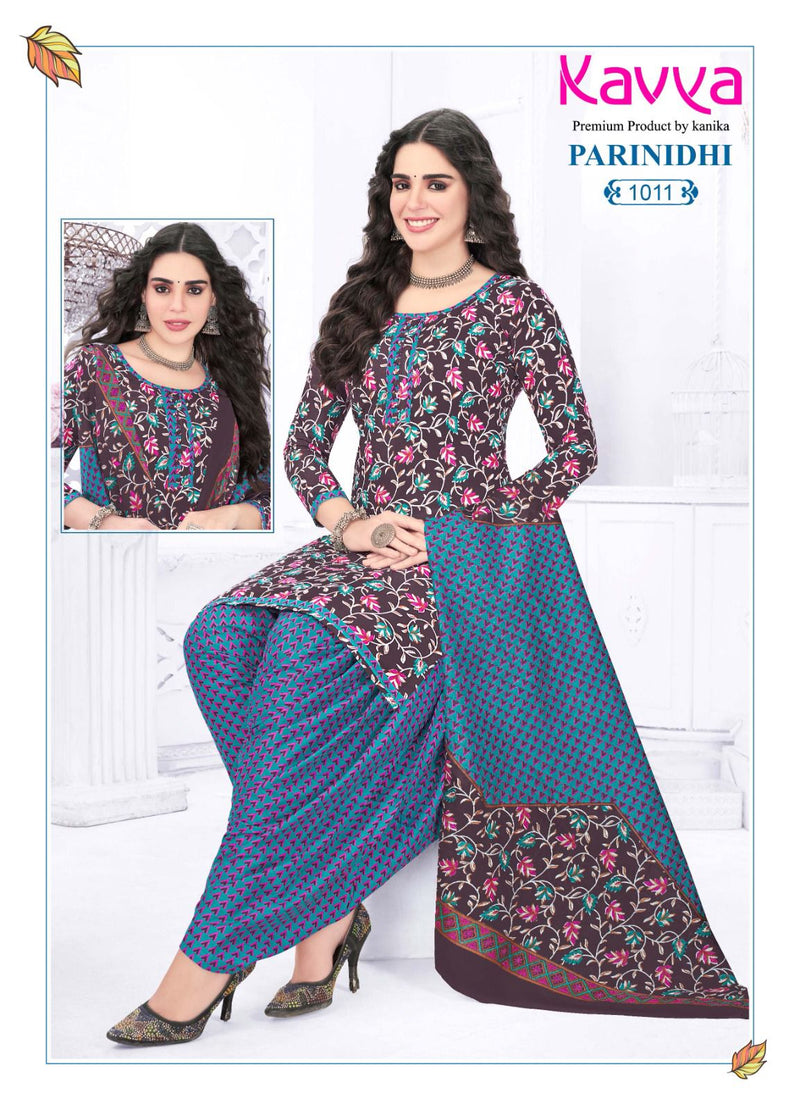 Kavya Parinidhi Vol 1 Cotton Fancy Printed Patiyala Suits