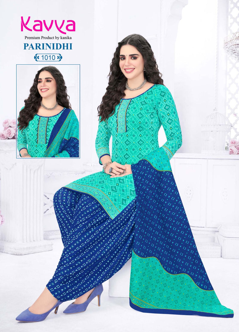 Kavya Parinidhi Vol 1 Cotton Fancy Printed Patiyala Suits