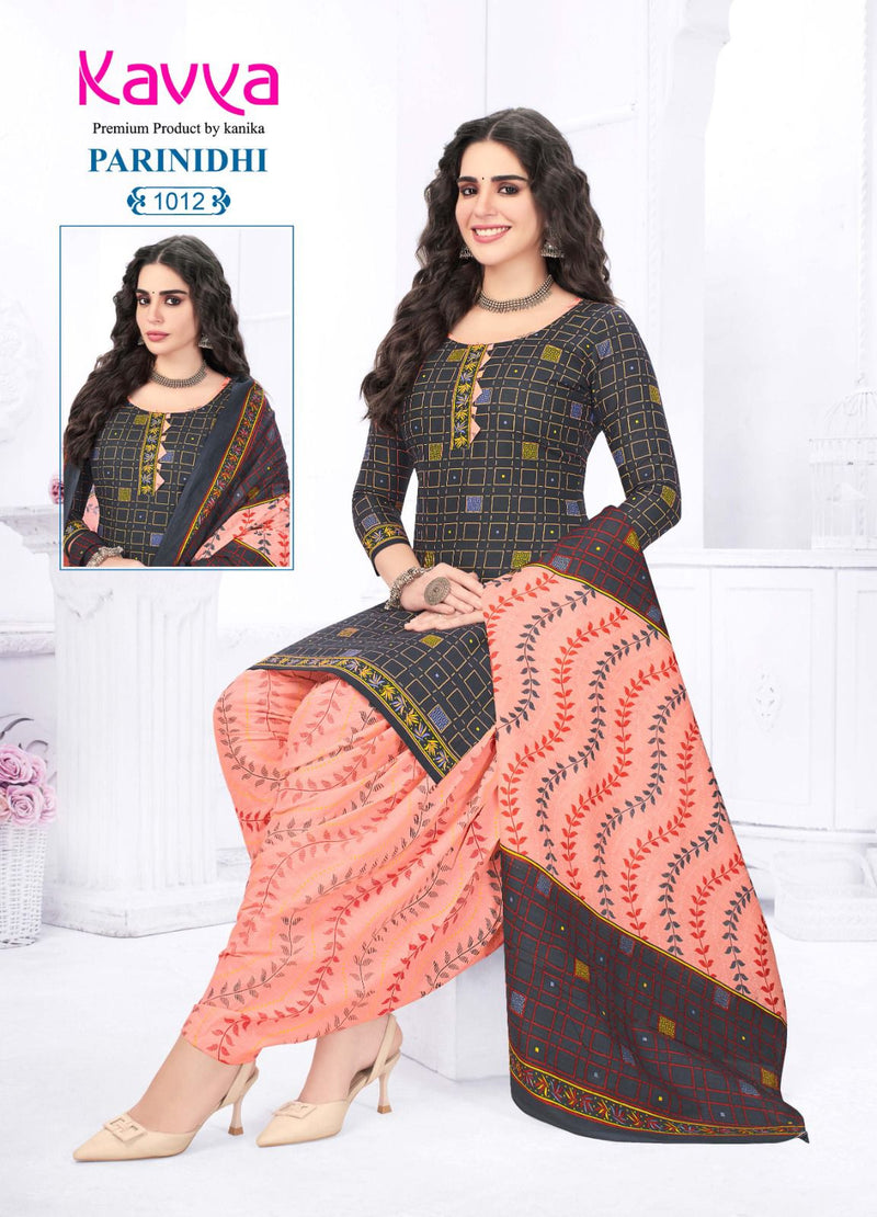 Kavya Parinidhi Vol 1 Cotton Fancy Printed Patiyala Suits