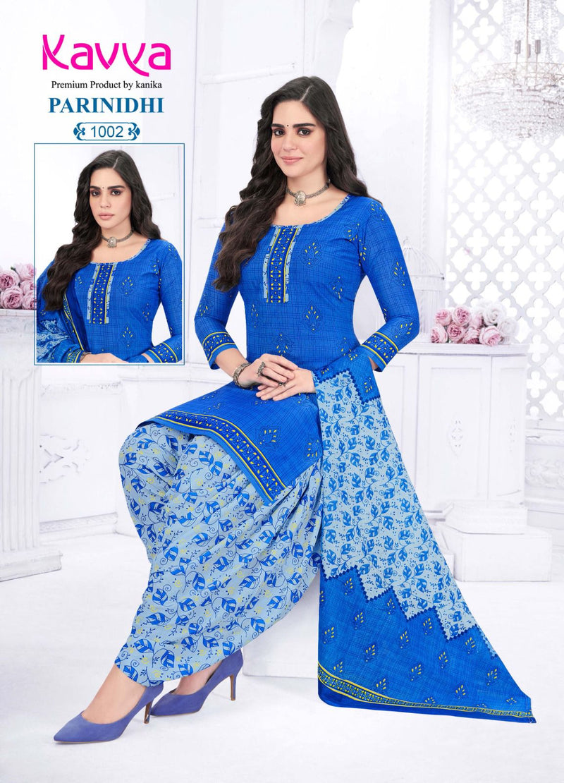 Kavya Parinidhi Vol 1 Cotton Fancy Printed Patiyala Suits
