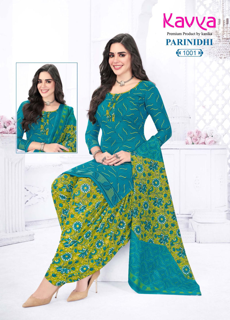 Kavya Parinidhi Vol 1 Cotton Fancy Printed Patiyala Suits