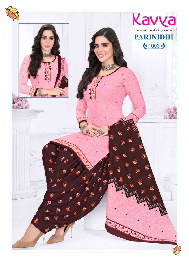 Kavya Parinidhi Vol 1 Cotton Fancy Printed Patiyala Suits