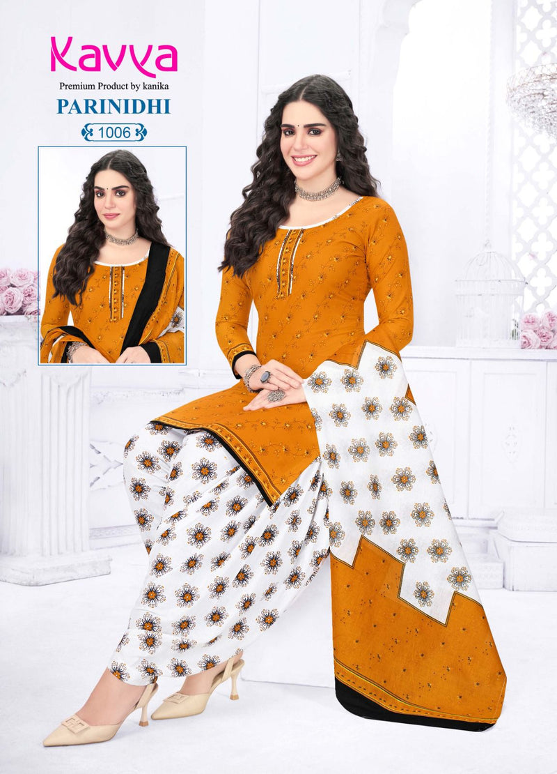 Kavya Parinidhi Vol 1 Cotton Fancy Printed Patiyala Suits