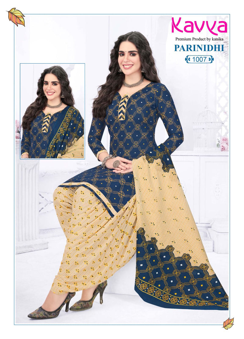 Kavya Parinidhi Vol 1 Cotton Fancy Printed Patiyala Suits