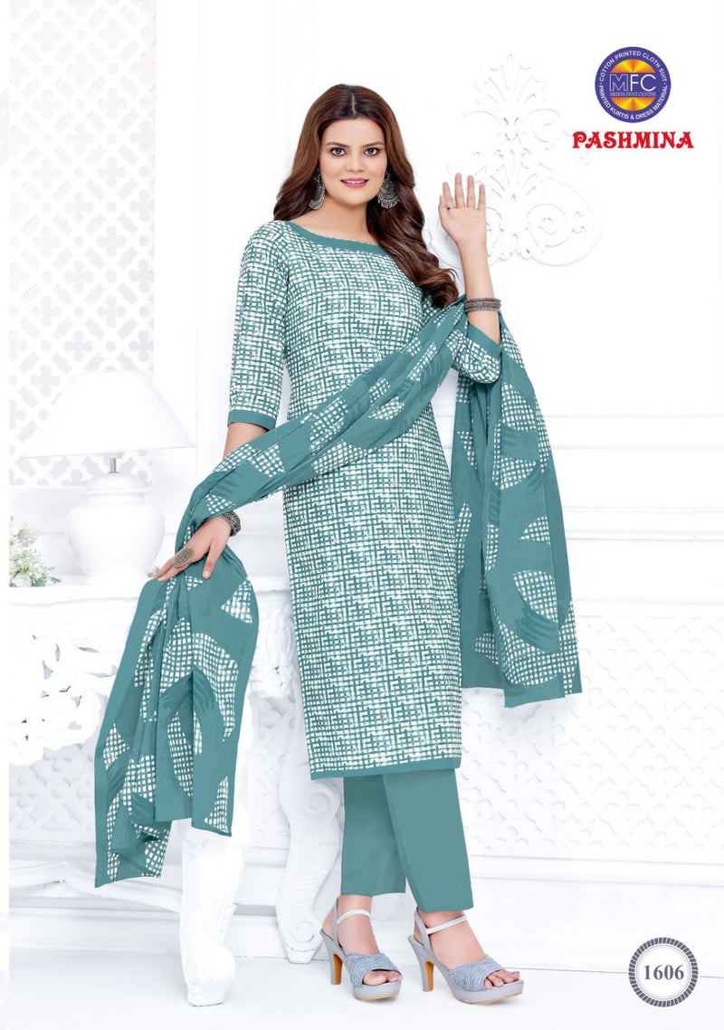 Mfc Pashmina Vol 16 Cotton Casual Wear Printed Salwar Suit