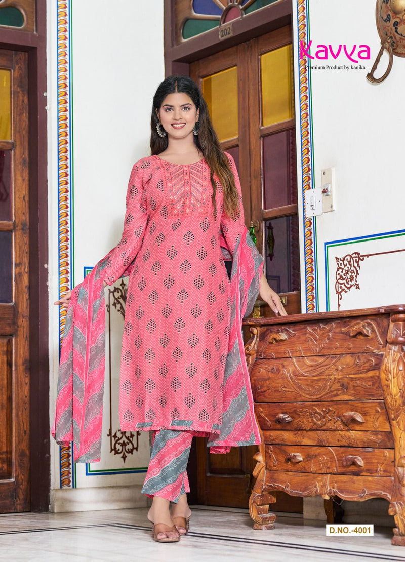 Kavya Pashmina Vol 2 Cotton Printed With Fancy Designer Kurti Combo Set