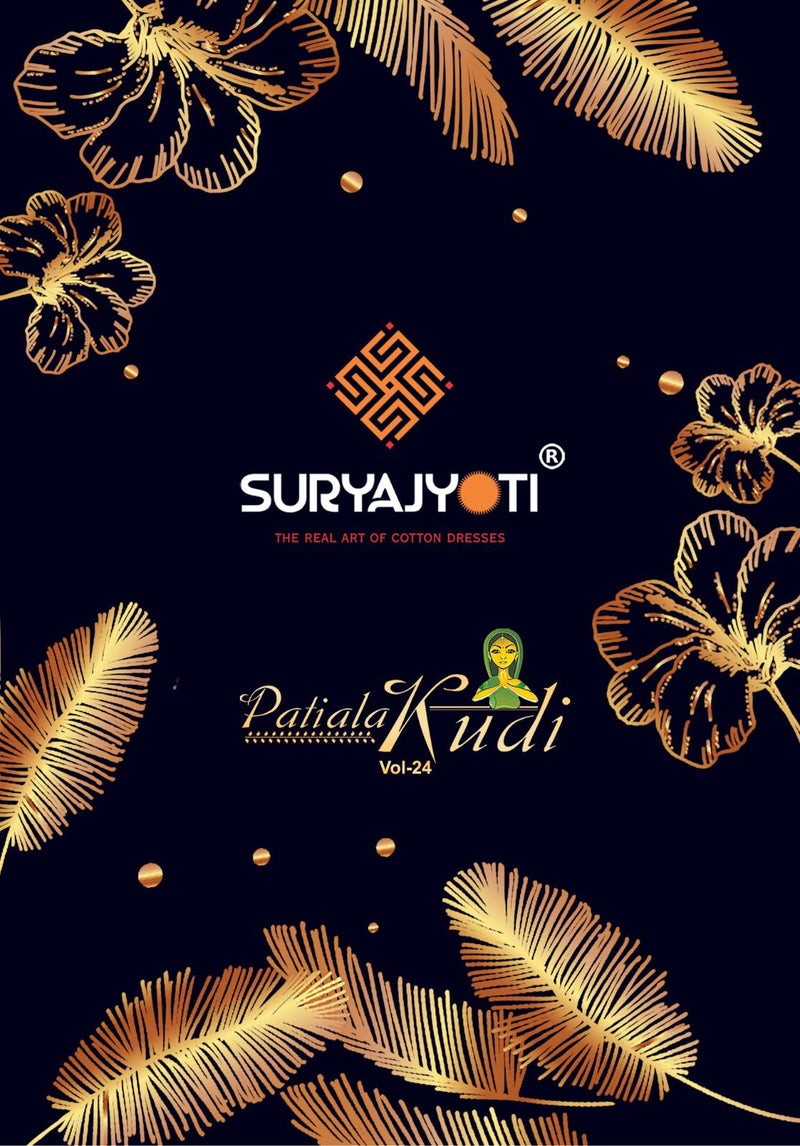 Suryajyoti Patiala Kudi Vol 24 Printed Cotton Patiyala Suits