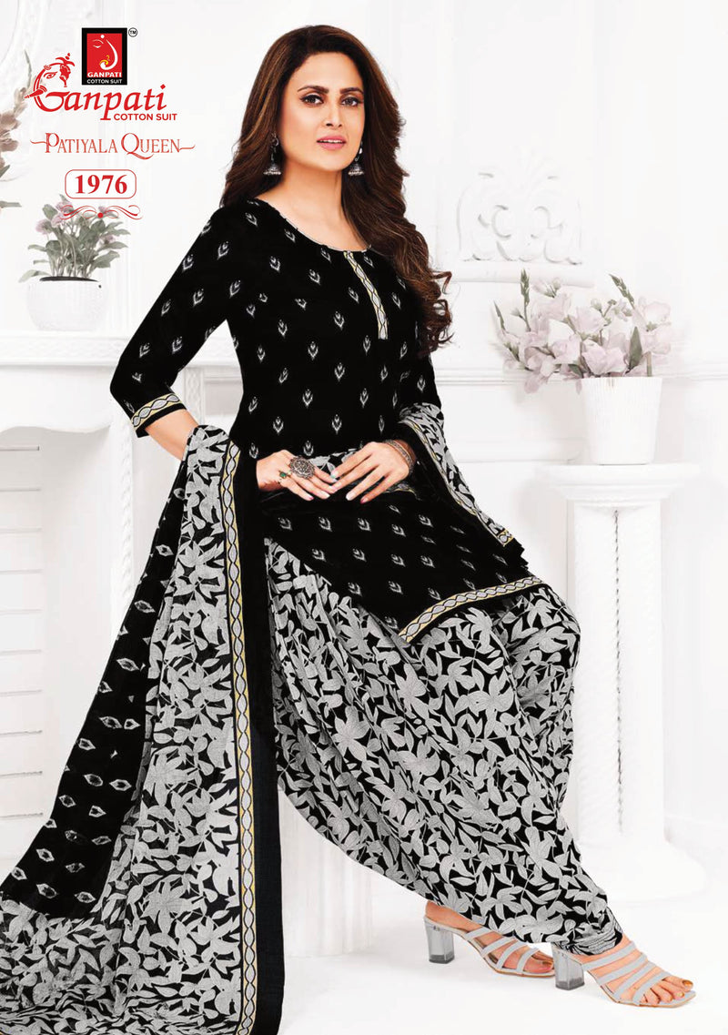 Ganpati Patiyala Queen Vol 8 Cotton Printed Designer Salwar Suit Collection