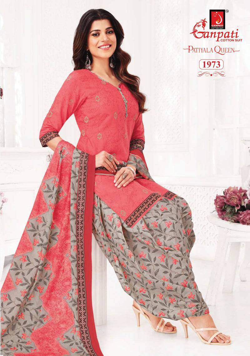 Ganpati Patiyala Queen Vol 8 Cotton Printed Designer Salwar Suit Collection