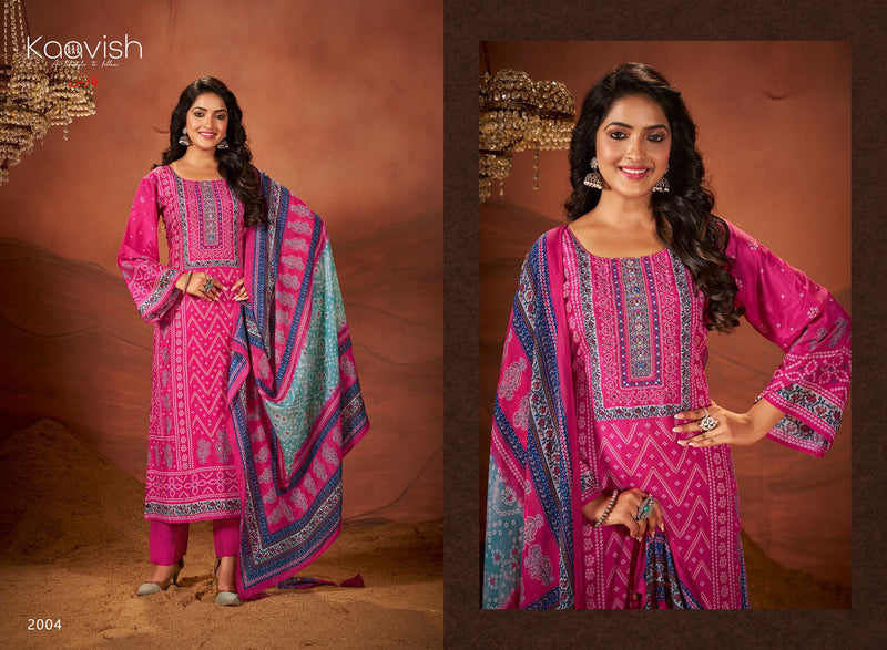 Kaavish Payal Muslin Silk With Heavy Hand Work Fancy Suits