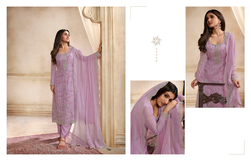 Vinay Fashion Kaseesh Pearl Organza Heavy Embroidery Designer Suits