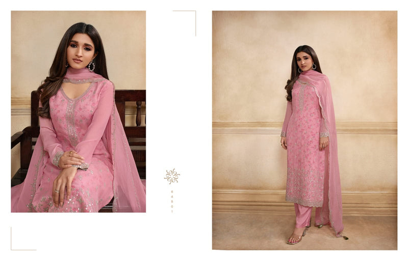 Vinay Fashion Kaseesh Pearl Organza Heavy Embroidery Designer Suits