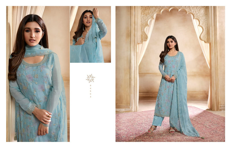 Vinay Fashion Kaseesh Pearl Organza Heavy Embroidery Designer Suits