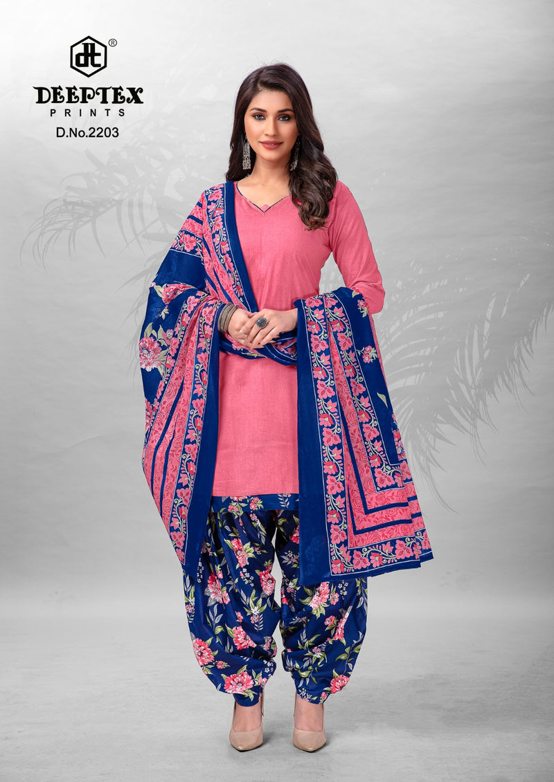 Deeptex Prints Pichkari Vol 22 Cotton Printed Patiyala Suits Dress Material