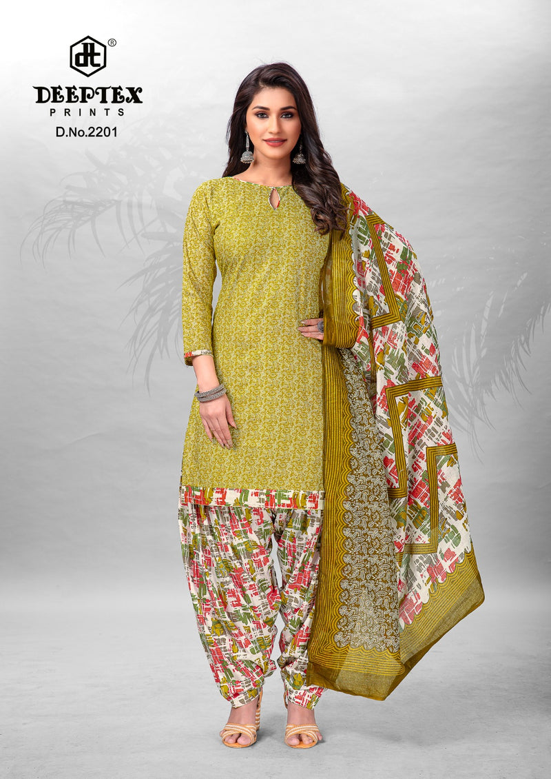 Deeptex Prints Pichkari Vol 22 Cotton Printed Patiyala Suits Dress Material