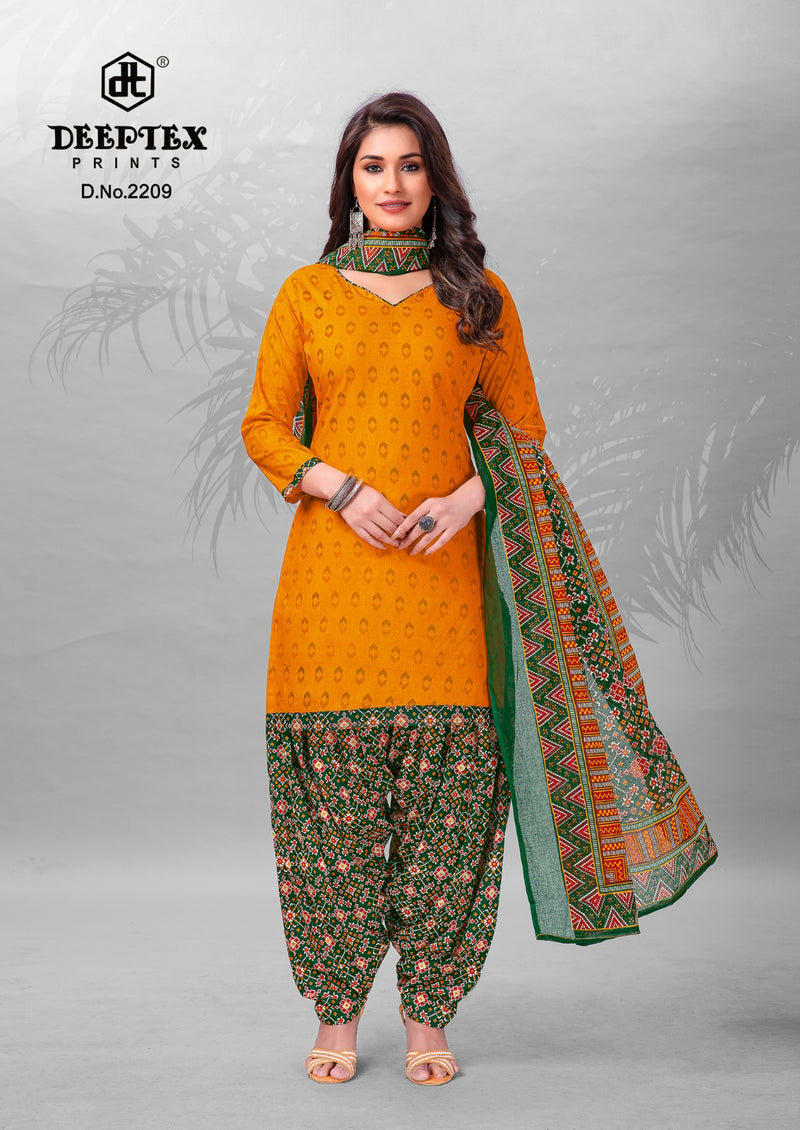 Deeptex Prints Pichkari Vol 22 Cotton Printed Patiyala Suits Dress Material