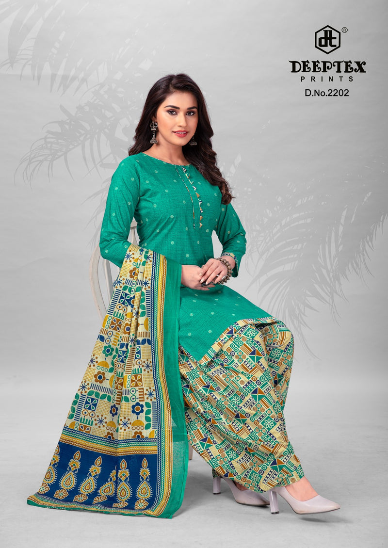 Deeptex Prints Pichkari Vol 22 Cotton Printed Patiyala Suits Dress Material