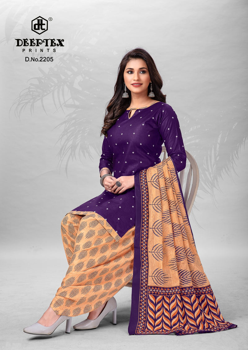 Deeptex Prints Pichkari Vol 22 Cotton Printed Patiyala Suits Dress Material