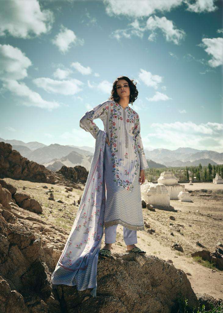 Prm Trendz Pindaar Pashmina Digital Printed Fancy Work Designer Suit Collection