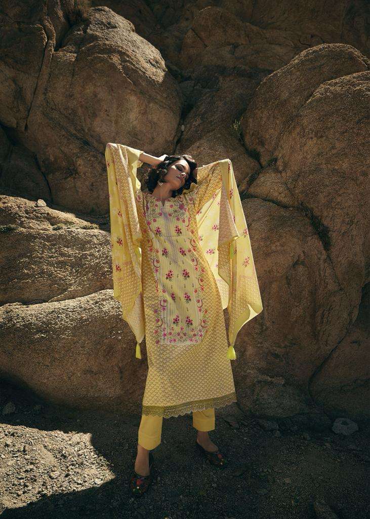 Prm Trendz Pindaar Pashmina Digital Printed Fancy Work Designer Suit Collection