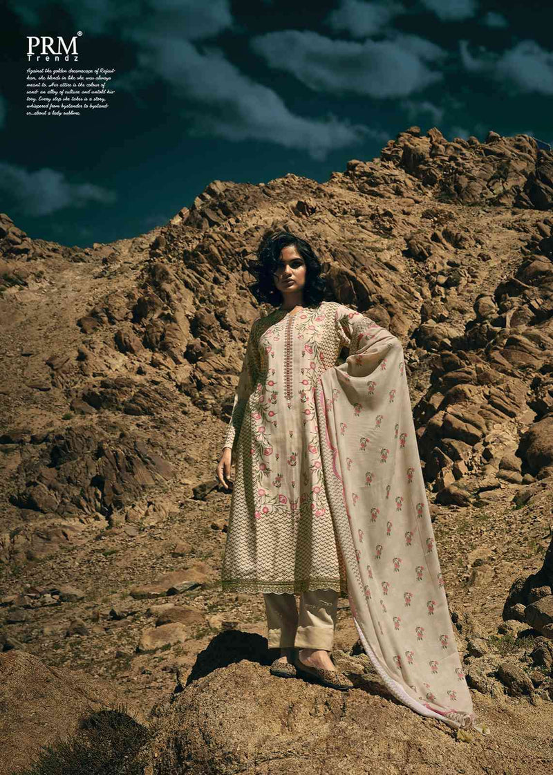 Prm Trendz Pindaar Pashmina Digital Printed Fancy Work Designer Suit Collection