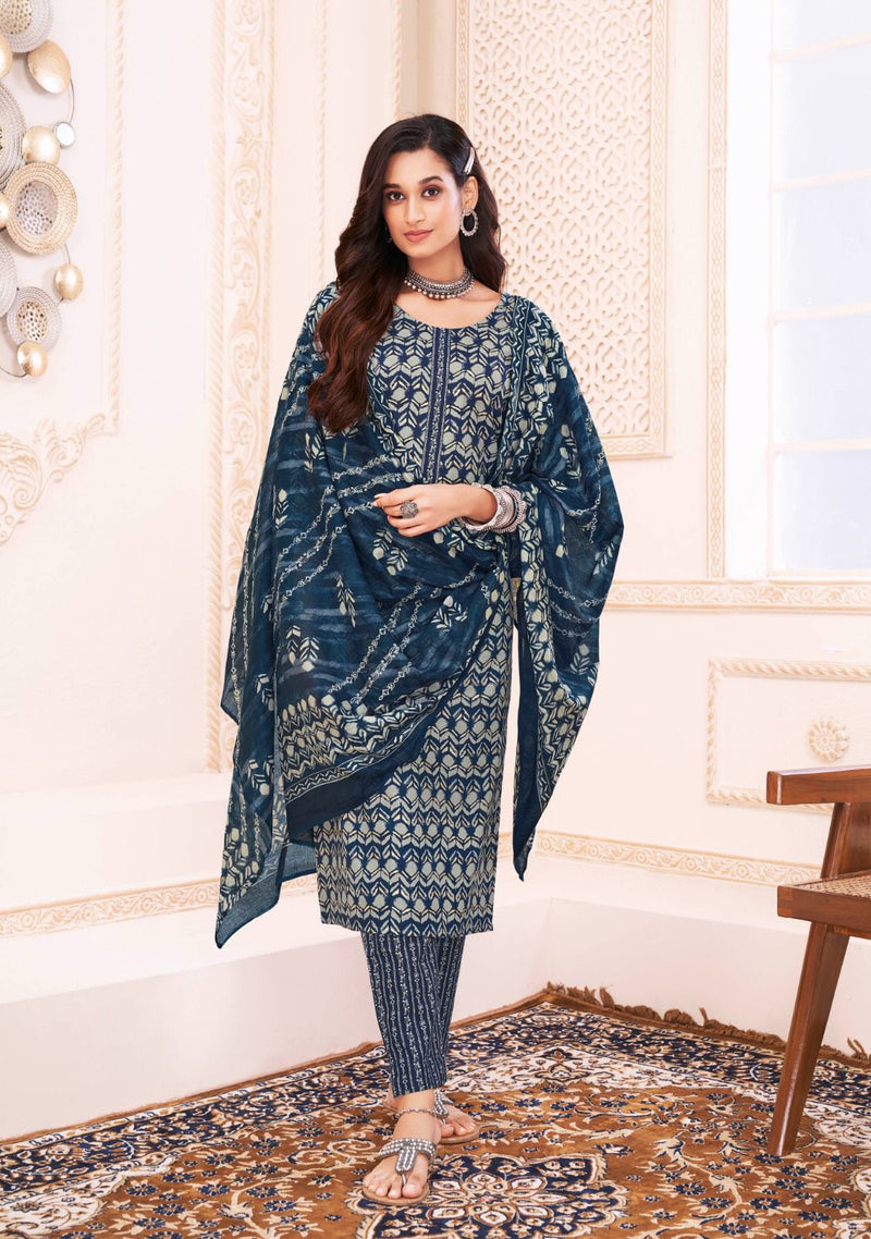 Suryajyoti Poshak Vol 2 Cotton Readymade Printed Salwar Suit Collection
