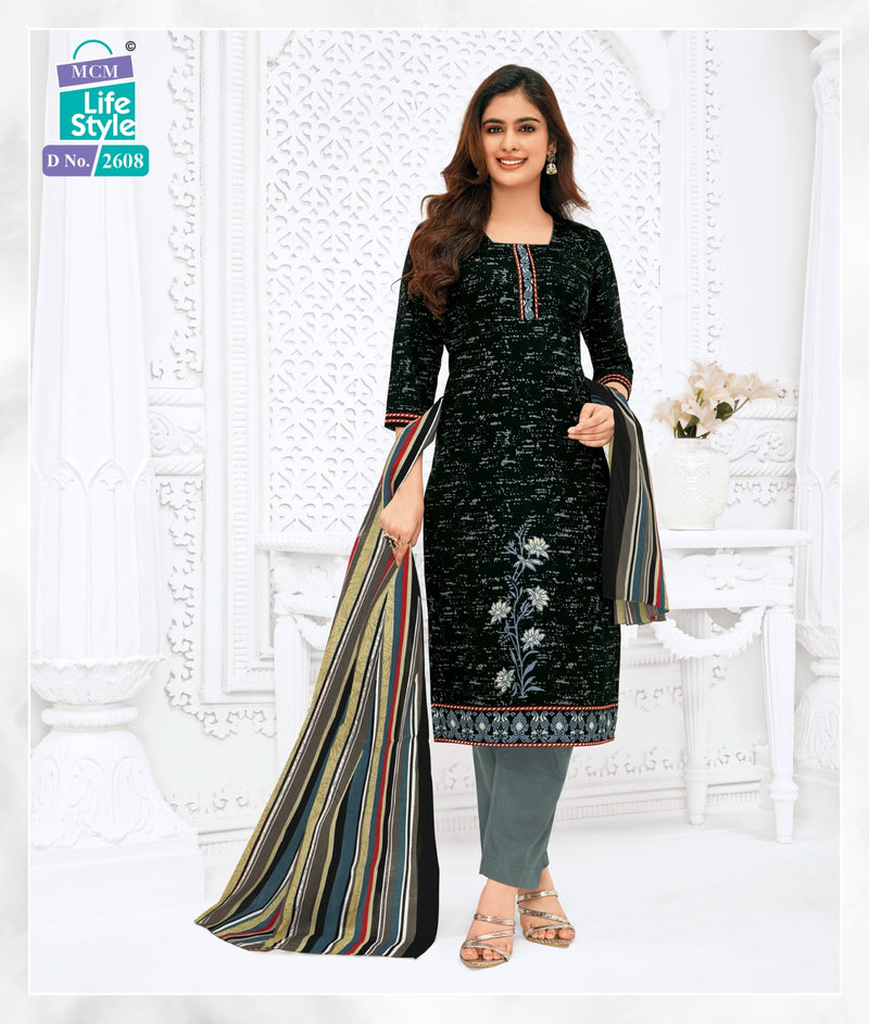 Mcm Lifestyle Priyalaxmi Vol 26 Cotton Printed Unstitched Salwar Suits