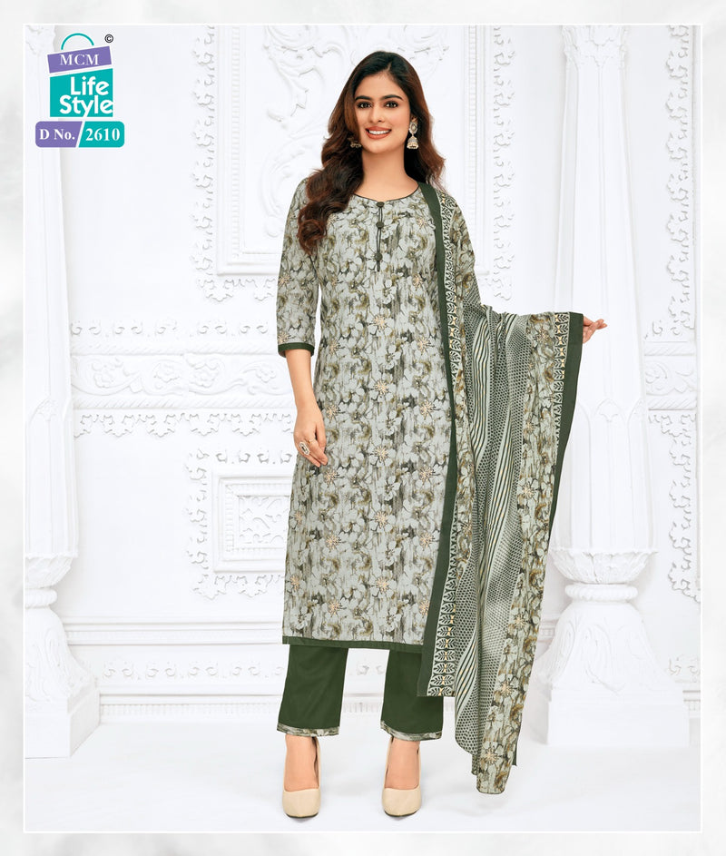 Mcm Lifestyle Priyalaxmi Vol 26 Cotton Printed Unstitched Salwar Suits