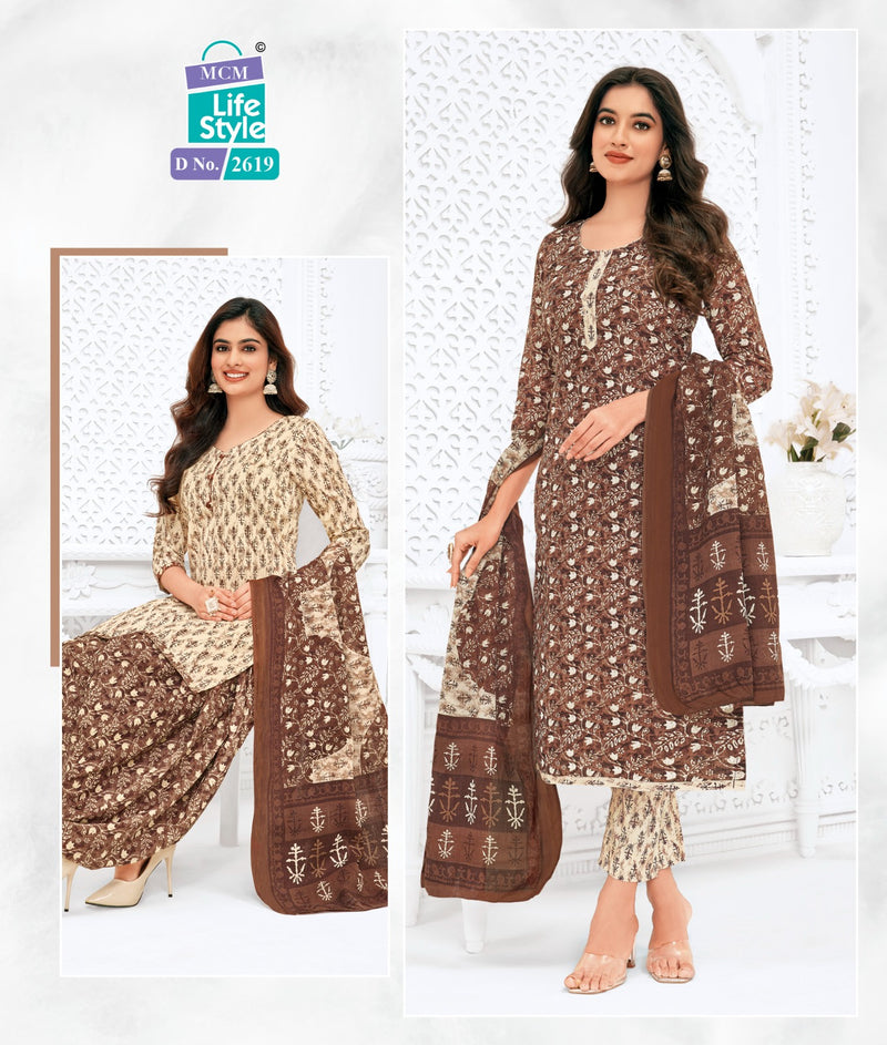 Mcm Lifestyle Priyalaxmi Vol 26 Cotton Printed Unstitched Salwar Suits