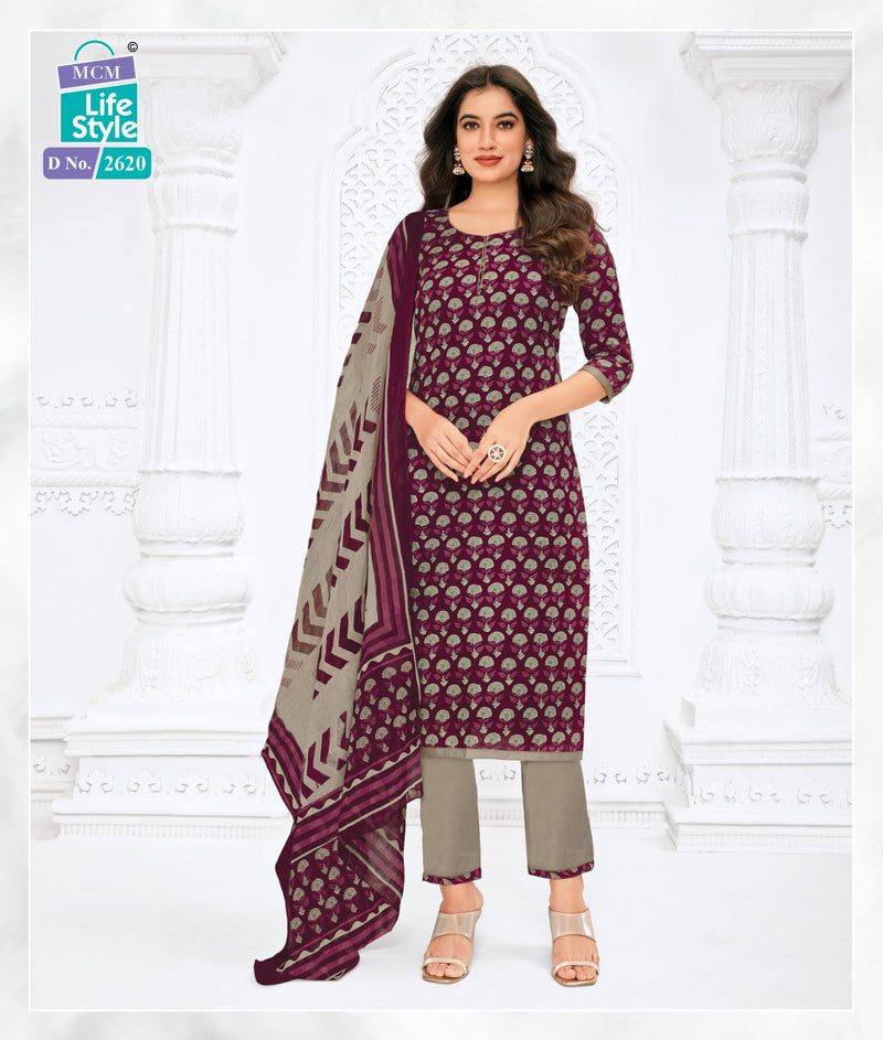 Mcm Lifestyle Priyalaxmi Vol 26 Cotton Printed Unstitched Salwar Suits