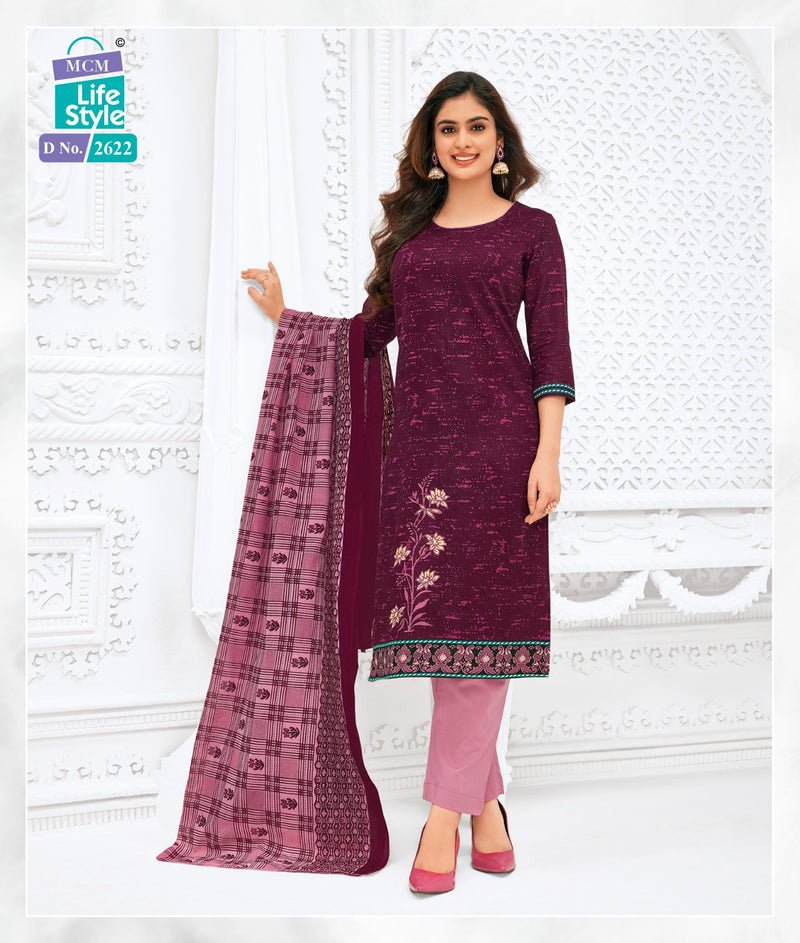Mcm Lifestyle Priyalaxmi Vol 26 Cotton Printed Unstitched Salwar Suits