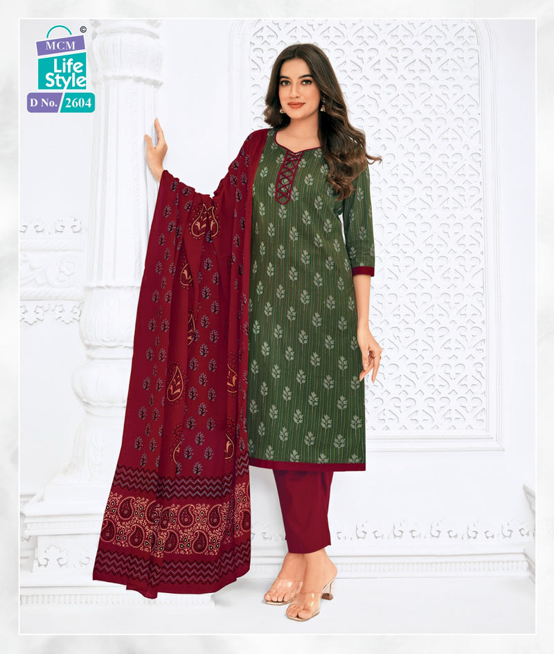 Mcm Lifestyle Priyalaxmi Vol 26 Cotton Printed Unstitched Salwar Suits